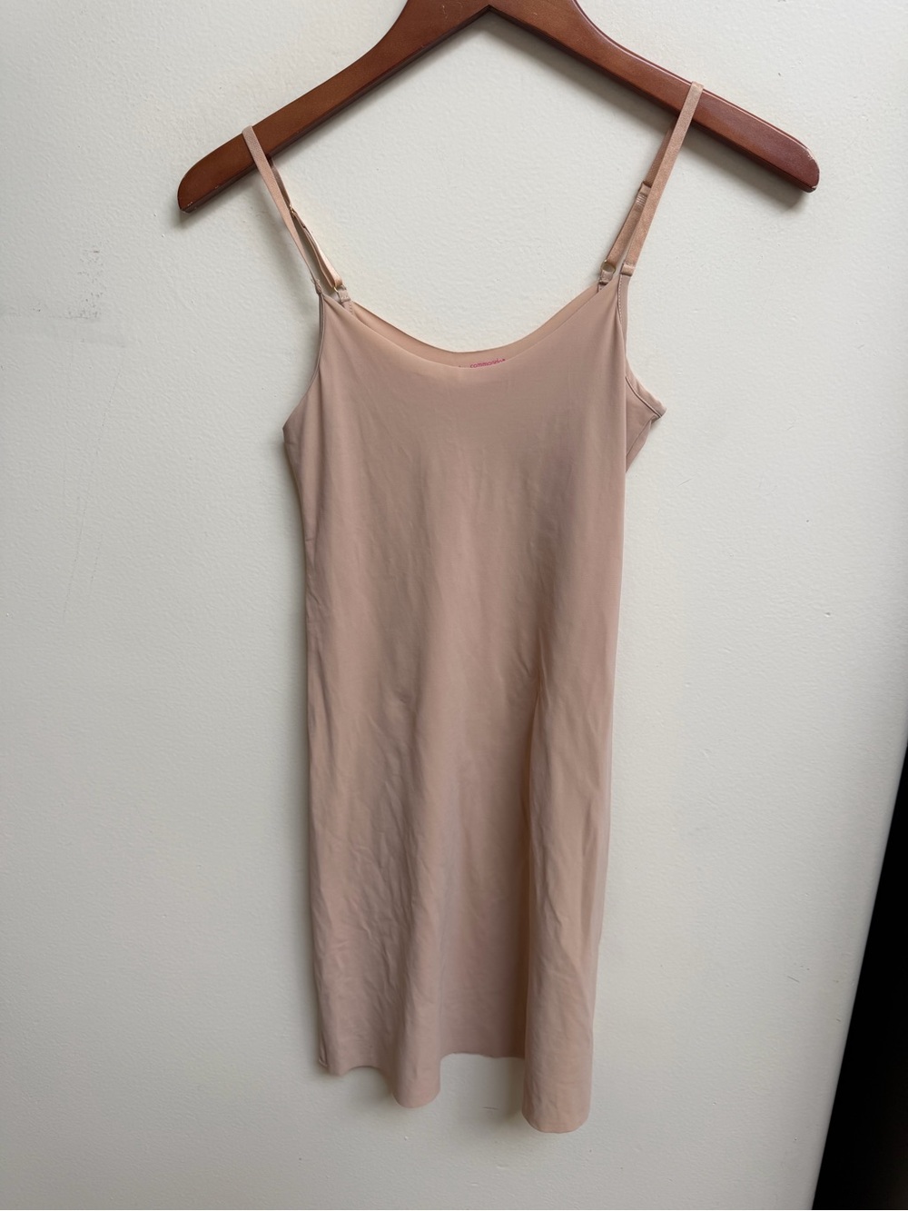Commando Women’s Slip Dress - Nude Pink Spaghetti Strap
